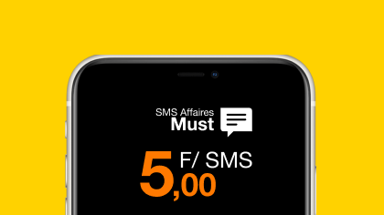 SMS Pro SMS Affaires Must Orange